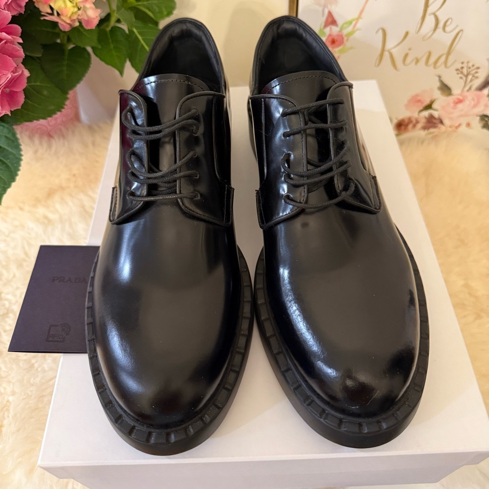PRADA laced loafers